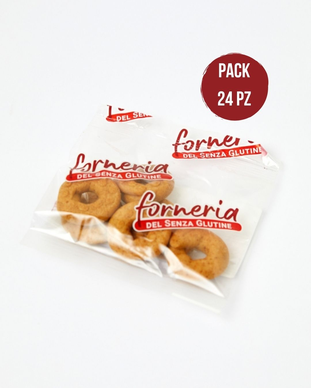 Taralli au goût classique, 24 pièces - Sans gluten - 40 g/pièce